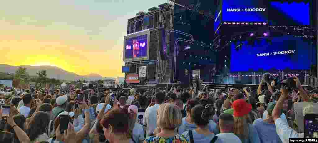 Головна сцена фестивалю «Таврида.АРТ», де виступали запрошені російські артисти