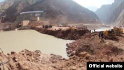 Рогун ГЭСинин курулушу, 29-октябрь, 2016-жыл. 