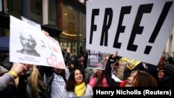 Միացյալ Թագավորություն - Ցույց ի պաշտպանություն Ջուլիան Ասանժի, Լոնդոն, արխիվ