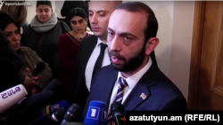 Спикер парламента Армении Арарат Мирзоян, Ереван, 18 января 2019 г.
