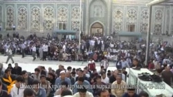 Намози иди Қурбон дар масҷиди Душанбе