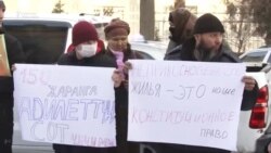 Оштогу жер талаш: тургундар митингге чыкты