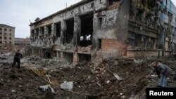 Ուկրաինա - Հրթիռակոծության հետևանքները Խարկովում, 30-ը ապրիլի, 2024թ.