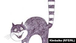 Куйругуңа баракелде, чоң жолдун Чокчолой баатыры!  Кимбайке. 23.07.2011. 