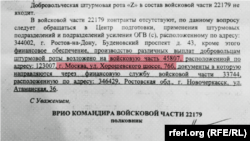 Коргоо министрлигинин ГРУнун 45807-бөлүгү тууралуу айтылган документи.