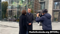 Віталій Кличко зі знімальною групою Радіо Свобода