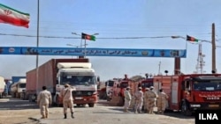 Иран-Ооган чек ара өткөрмө бекети. 