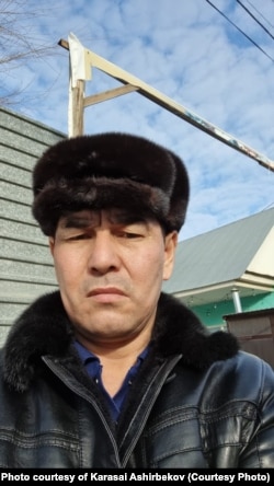 Активист из Жанакоргана Карасай Аширбеков