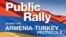 Հայ-թուրքական արձանագրությունների դեմ Գլենդեյլում սեպտեմբեի 27-ին կայացած բողոքի ցույցի պաստառը: