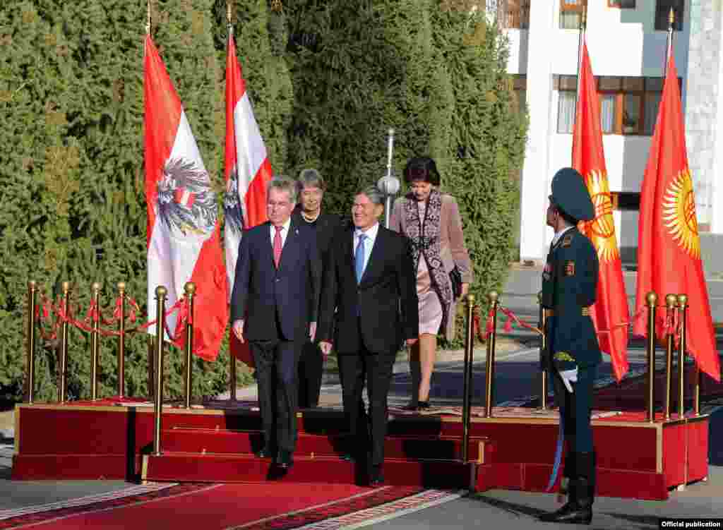 Официальный визит президента Австрии в Кыргызстан, март 2013