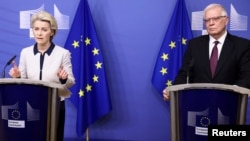 ԵՀ ղեկավար Ուրսուլա ֆոն դեր Լայեն և ԵՄ արտաքին քաղաքականության պատասխանատու Ժոզեպ Բորել, արխիվ