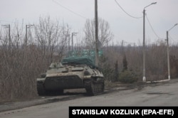 Російський танк. Харківщина. 24 лютого 2022 року