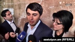 Հրազդանի նորընտիր քաղաքապետ Սևակ Միքայելյանը, 21-ը հոկտեմբերի, 2018թ․