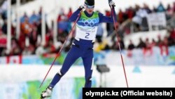 Қазақстандық Алексей Полторанин Ванкувер олимпиадасына қатысып жатыр. 2010 жыл.  