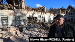 Петриня шаары жер титирүүдөн кийин. 29-декабрь, 2020-жыл.