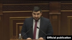 Депутат правящей фракции «Гражданский договор» Ваагн Алексанян (архив)