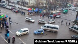 Бишкек шаары. Иллюстрациялык сүрөт.
