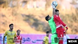 علیرضا بیرانوند با واکنش های خوب چند موقعیت گلزنی را از مهاجمان پرسپولیس گرفت.