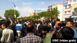 تصویری از تجمعات اعتراضی روزهای اخیر در اصفهان