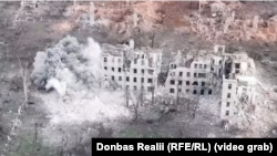 Часів Яр під час атаки російськими КАБами