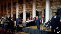 Михаил Горбачевду акыркы сапарга узатуу зыйнаты. Москва, 3-сентябрь, 2022-жыл.  