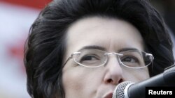 Одна из лидеров «Народного собрания» Нино Бурджанадзе