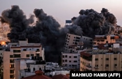 Удар по багатоповерхівці з об’єктами «Хамасу» в Газі, 11 травня 2021 року