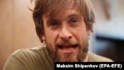 Russian activist and publisher Pyotr Verzilov (file photo)