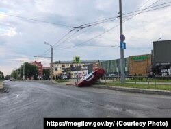 Наступствы шторму ў Магілёве. 10 ліпеня 2025