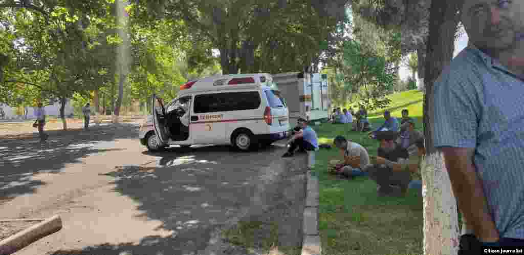 &quot;Тез ёрдам&quot; машиналари навбатчилик қилди.