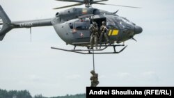 Новы верталёт Airbus H145 D3 літоўскай памежнай службы