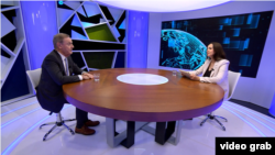 Спецпредставник ЄС із питань санкцій дає інтерв'ю Радіо Свобода. Брюссель, Бельгія, 11 червня 2025 року