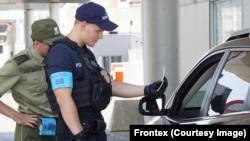 Афіцэры Frontex, архіўнае фота