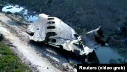 Уламки літака Boeing 737 авіакомпанії «Міжнародні авіалінії України», який зазнав катастрофи в Ірані, 8 січня 2020 року