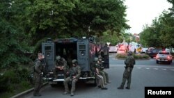 Поліція на місці нападу