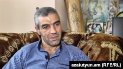 Хачик Давтян, раненный в результате применения спецсредства «Черемуха-7» 