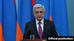 Президент Армении Серж Саргсян (архив)