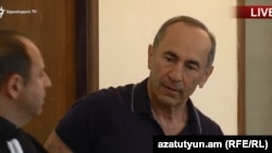 Роберт Кочарян в суде, Ереван, 12 июня 2019 г.