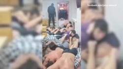 Облава на мигрантов в московской бане 