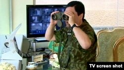 Türkmenistanyň prezidenti G.Berdymuhamedow Akdepe harby bazasynda 