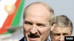 Аляксандар Лукашэнка і Павал Барадзін