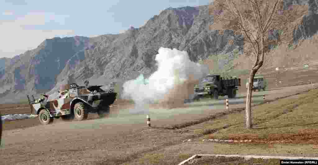 В Оше 15 марта прошли военные учения стран СНГ. 