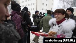 Сустрэча вязьняў Акрэсьціна, якія адбывалі пакараньне за ўдзел ў падзеях 19 сьнежня