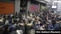 Ֆրանսիա - Փարիզի մետրոյի կայարաններից մեկում, 10-ը դեկտեմբերի, 2019թ․