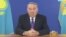 Президент Казахстана Нурсултан Назарбаев выступает с обращением к народу Казахстана. Астана, 25 января 2017 года.