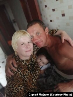 Алена і Сяргей Маўшукі, архіўнае фота