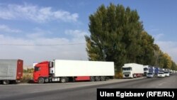 Казакстанга кире албай турган автоунаалардын кезекги 10 чакырымга чейин созулат. 