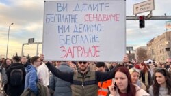Hiljade studenata na još jednom protestu u Srbiji