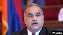 Armenia -- Raffi Hovannisian, leader of the opposition Zharangutyun party.