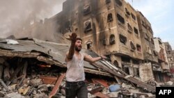 Наслідки ізраїльського бомбардування міста Газа 11 жовтня 2023 року